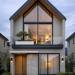 Skyframe Nordic Balcony Gable House