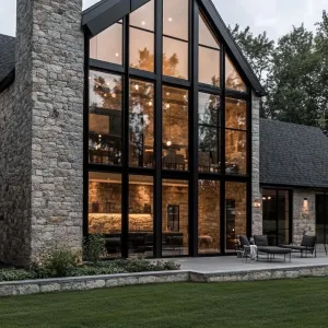 Stone Delight: Barn Meets Contemporary Chic