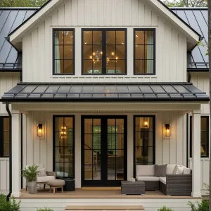 Elegant Country Abode with Cozy Porch