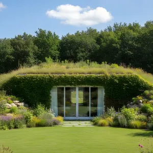 A Grassy Hideout: The Camouflaged Crib
