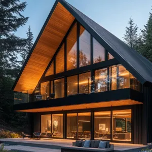 Triangular Serenity in Forest Recess