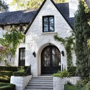 Whimsical Stone Cottage with Ivy Triumph