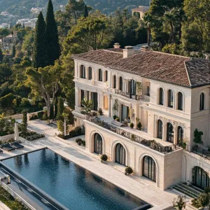 Elegant French Mansion Nestled in Verdant Hills