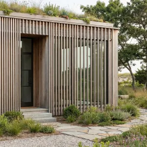 Garden Roof Slatted Cabin