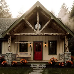 Cabin Cozy: Porch Swing Dreams