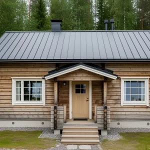 Quirky Log Haven with a Chic Finnish Twist