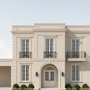 Arc-Lantern Parisian Courtyard Residence