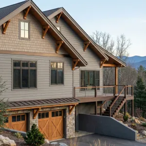Mountain Terrace Cottage With Timber Warmth