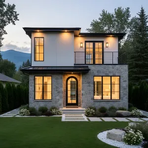 Mountain-Edge Stonebox Micro Villa