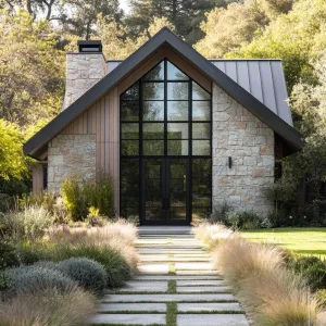 Stone-Clad Cozy Haven in the Woods