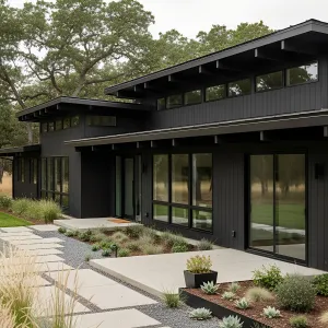Dark Elegance Nestled in Nature