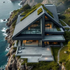 Cliffside Haven with Slate Ambitions