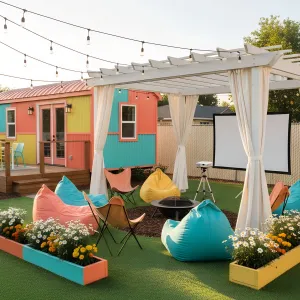 Colorful Micro Marvel: Happiness Hut