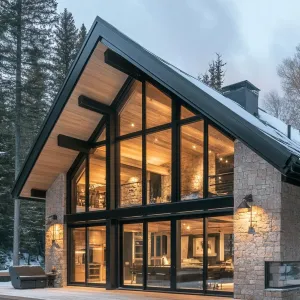 Transparent Peak Oasis in the Snow