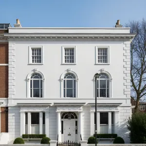 Ivory Villa With Palladian Calm