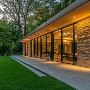 Glass Haven Among the Trees