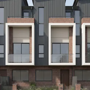 Preview of Brick-And-Frame Urban Rowhouse