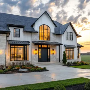 Sunset Splendor: A Radiant Rural Retreat