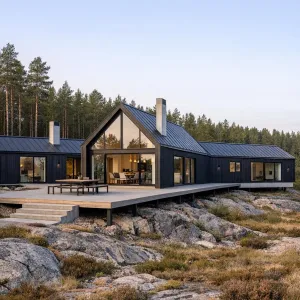 Clifftop Black-Pine Vista Cabin