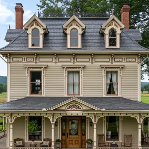 Timeless Towers: A Victorian Classic in Pastel