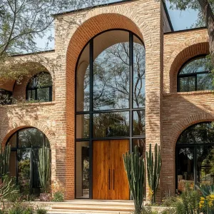Brick Archway Wonderland with Cactus Touch