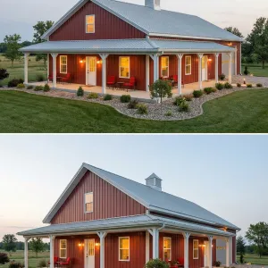 Scarlet Porchline Prairie Barndo