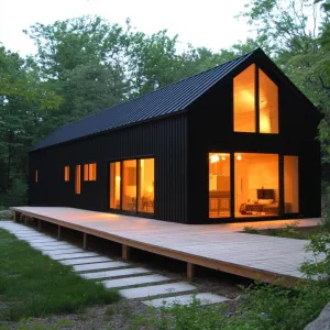 Black Timber Retreat: A Glow in the Woods