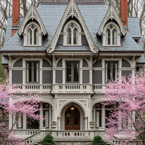 Charming Spires Meet Woodland Whispers