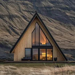 Rustic Serenity: A-Frame With a View