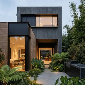 Garden Passage Concrete Lantern Home