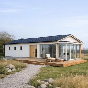 Meadowview Nordic Glass-Veranda Cottage