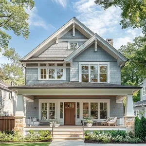 Suburban Splendor: Gable Grandeur Unleashed