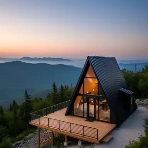 Triangular Zen with an Elevated Deck