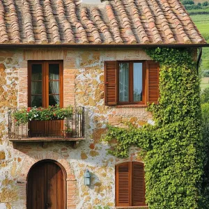 Sun-Kissed Vine-Cuddled Cottage