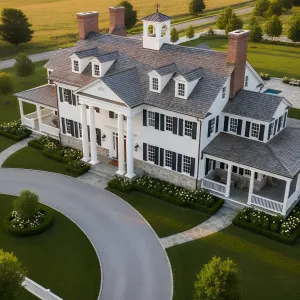 Portico Columns Country Estate