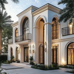 Opulent Oasis Under The Palm Trees