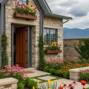 Stone Cottage with Petal Power