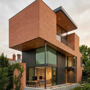 Terraced Brick Horizon Hideaway