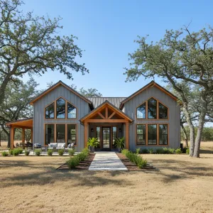 Double Gable Delight in the Meadow