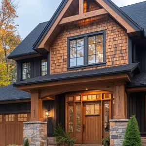 Chic Shingle Sanctuary: A Wooden Whimsy