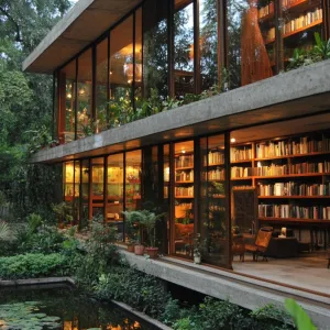 Glass and Green: A Literary Oasis