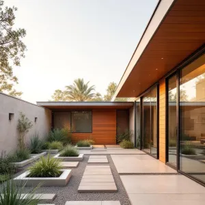 Retro Reverie: A Courtyard Symphony