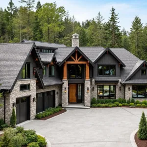 Majestic Forest Castle with a Regal Welcome