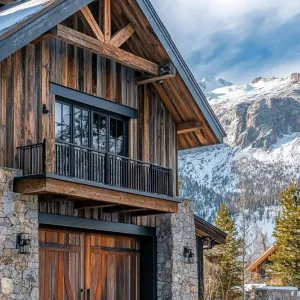 Rustic Escape: Timber and Stone Elegance