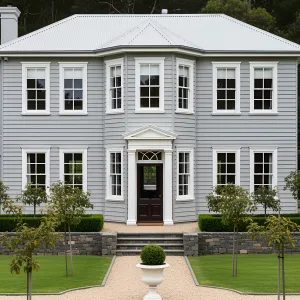 Majestic Serenity in Grey and Green
