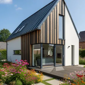 Contemporary Cottage With Zen Zinnias