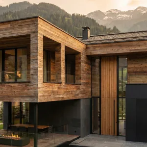 Mountain Forge Timber Courtyard Retreat