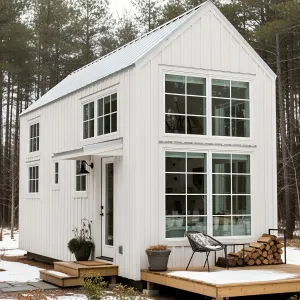 Modern Nest in a Winter Wonderland