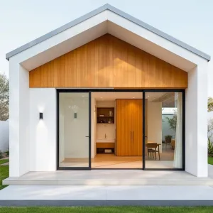 Gabled Simplicity Under Open Skies