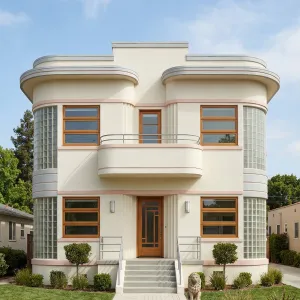 Curved Cream Deco Deckhouse